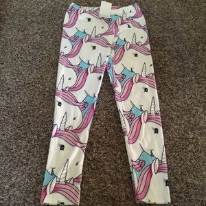 NWT unicorn pattern leggings